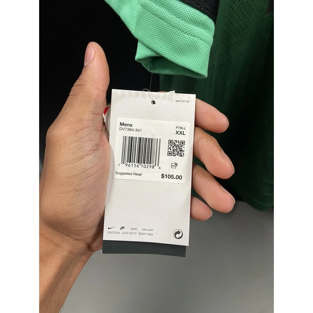 Nike Men's Two-Tone Green Jersey Oregon Seattle Boston Green Bay Bo Jackson - Picture 4 of 4